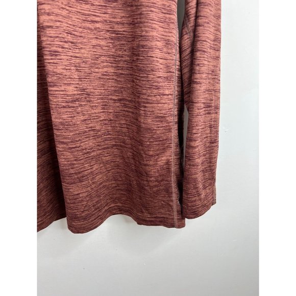 Eddie Bauer 1/4 Zip Performance Mens 2XL Maroon  Free Dry Pullover Shirt - Picture 3 of 12